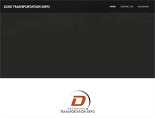 Tablet Screenshot of dixietransportationexpo.com